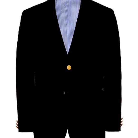 Boys Navy Blazer/Suit Coat - Picture 1 of 9